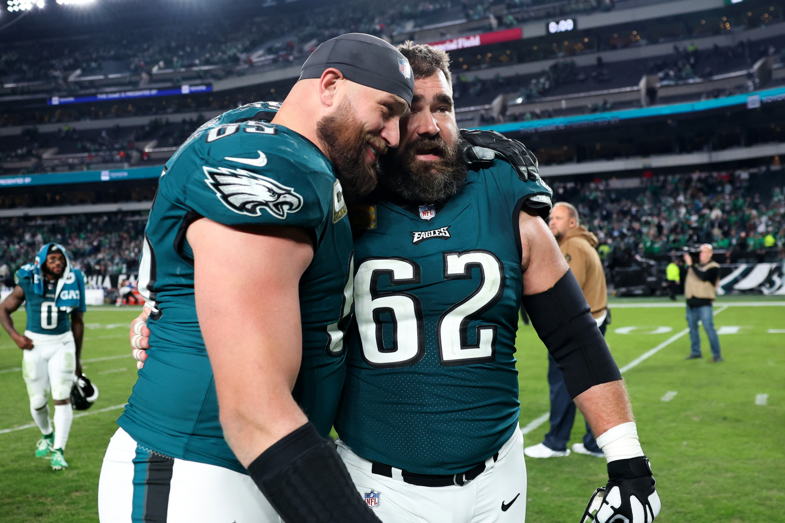 Watch Jason Kelce's Emotional Speech Honoring Eagles Teammate Lane