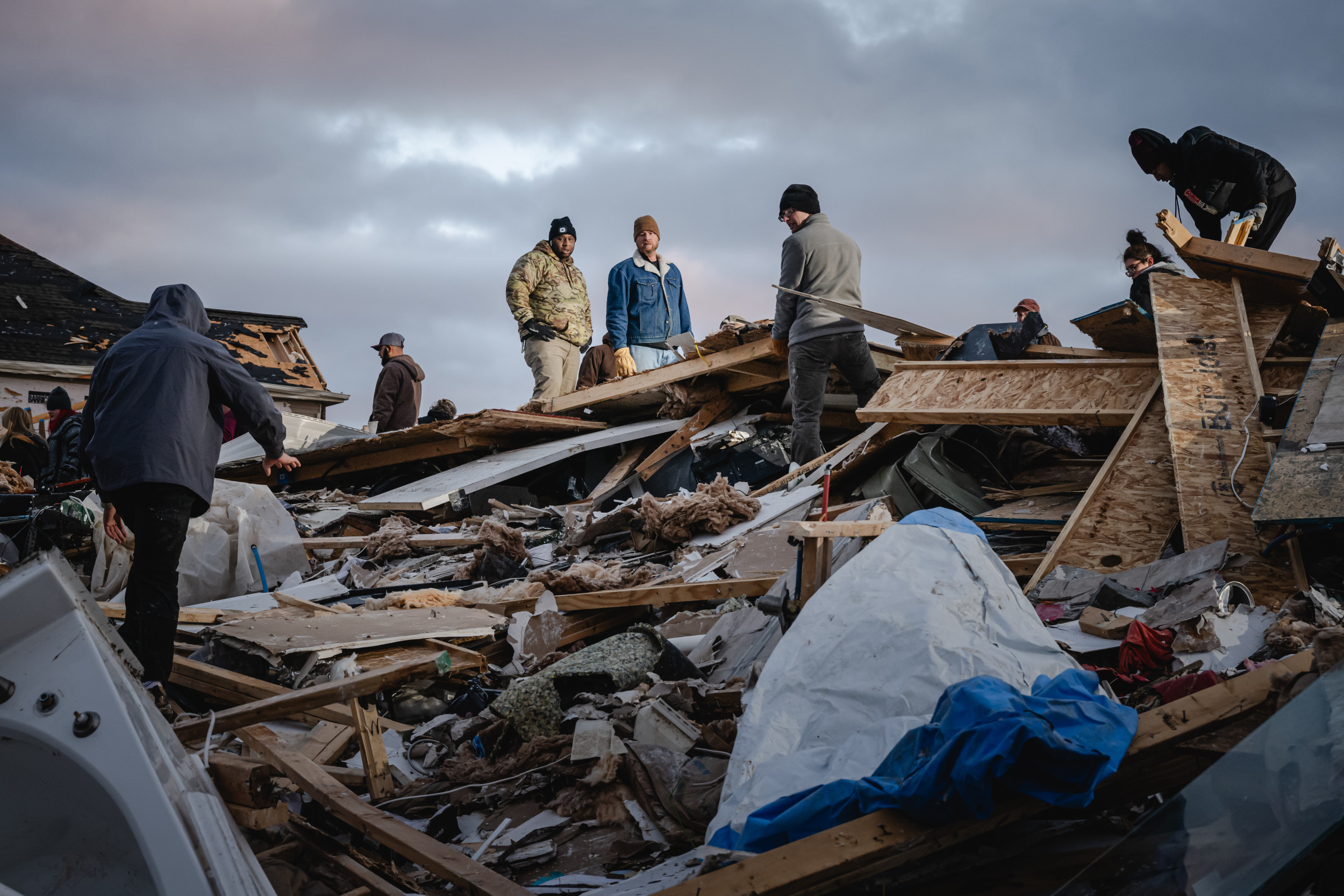 Photos show devastation caused by deadly tornadoes in Tennessee