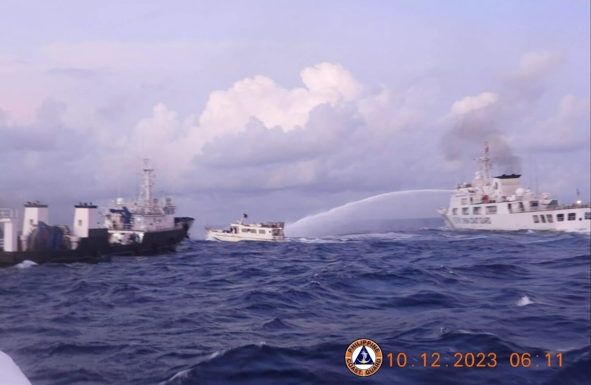 Videos Show Chinese Ships Firing Water Cannon, Ramming US Ally's Boats - Vimarsana News