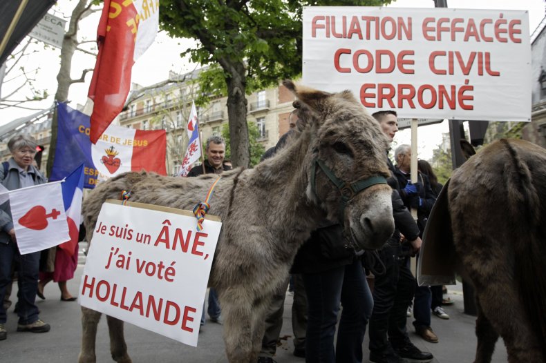 "La Manif pour Tous," or "Demonstration for All"