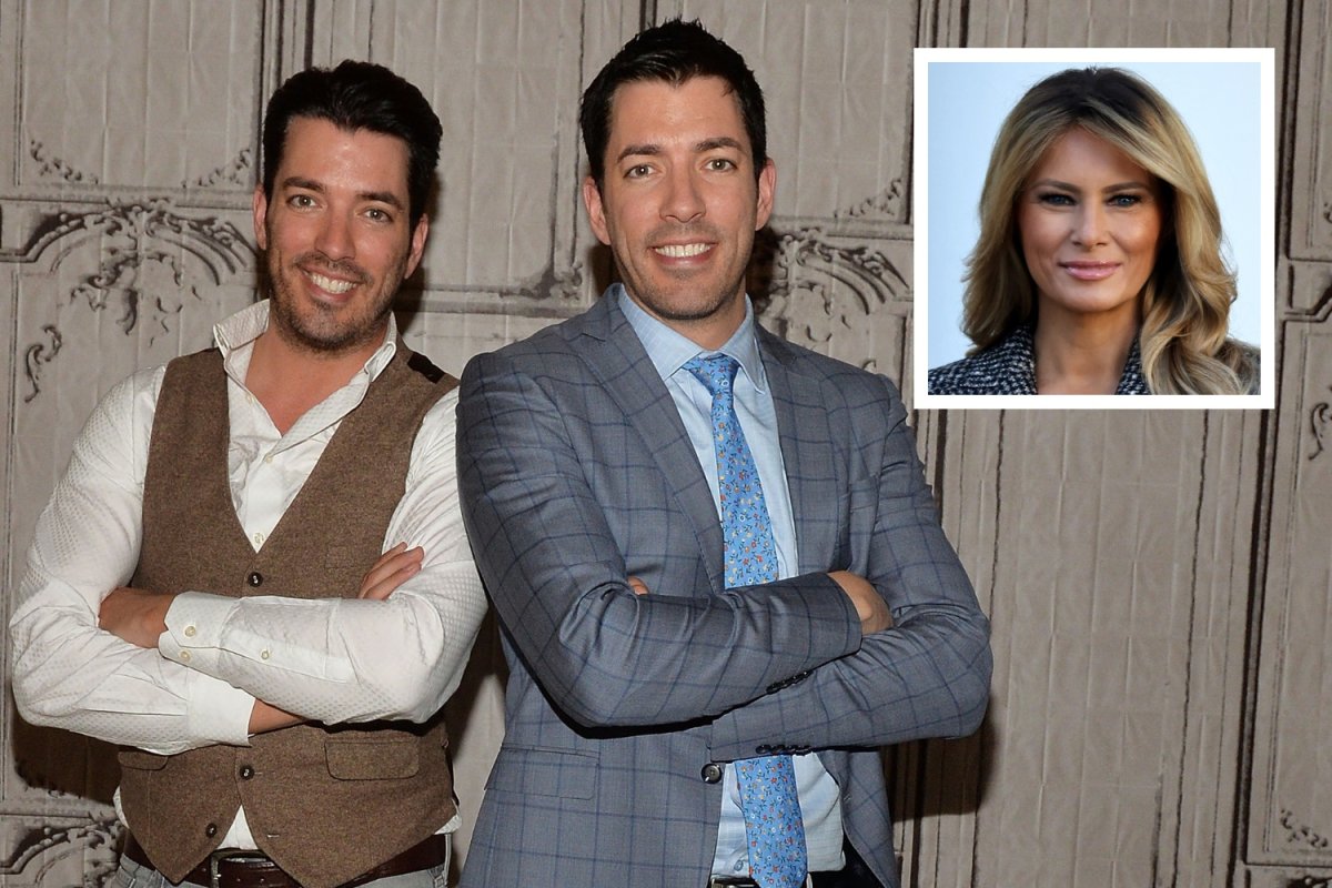 The Property Brothers and Melania Trump