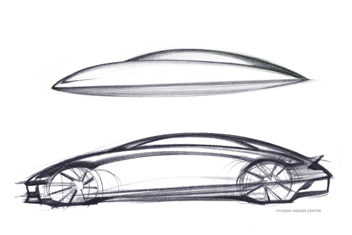 Hyundai Ioniq 6 sketch