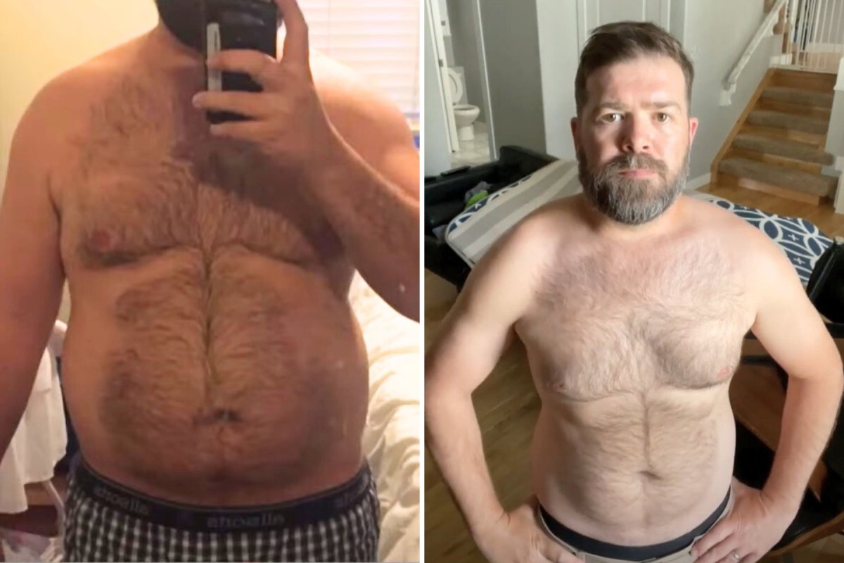 weight loss before and after Joel Hunter