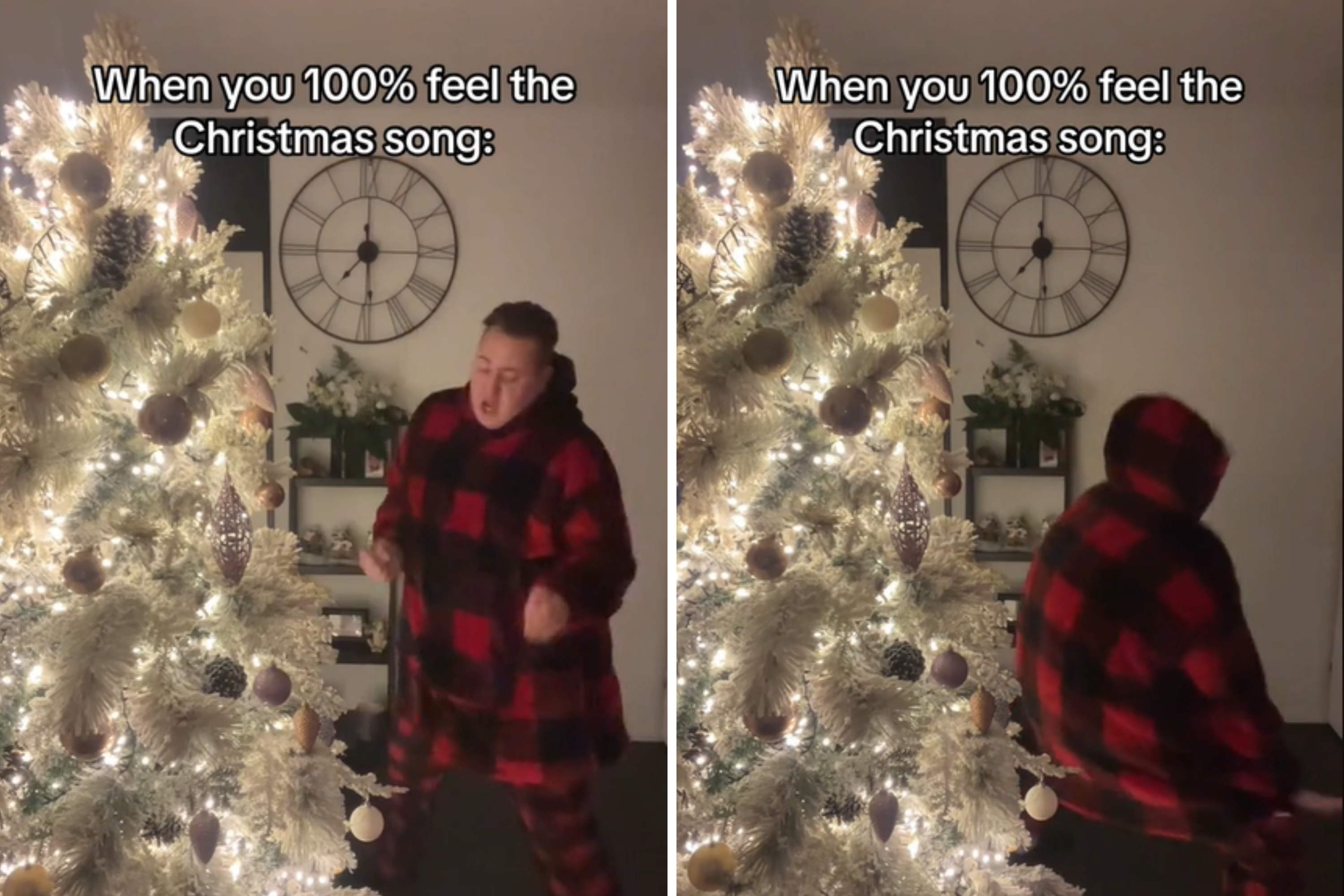 Les danses de Noël hilarantes et passionnées d’un homme Internet : “Légende”