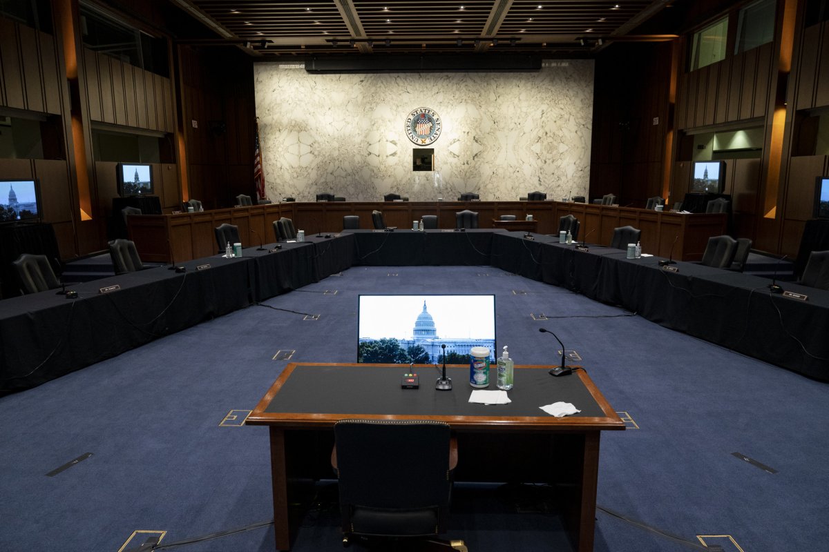 Anhörungssaal des Justizausschusses des Senats