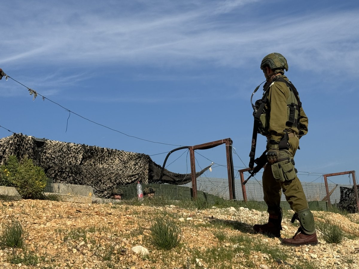 Israeli Soldier at Lebanon Border