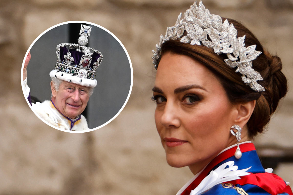 Kate Middleton and King Charles III