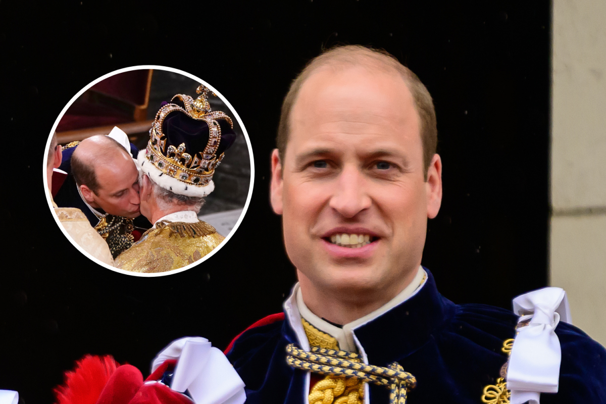 Prince William and King Charles Coronation