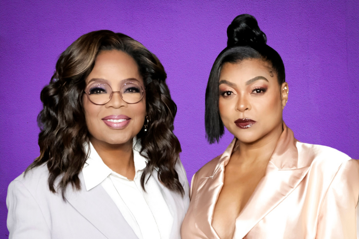 Oprah Winfrey (left) and Taraji P. Henson,2023