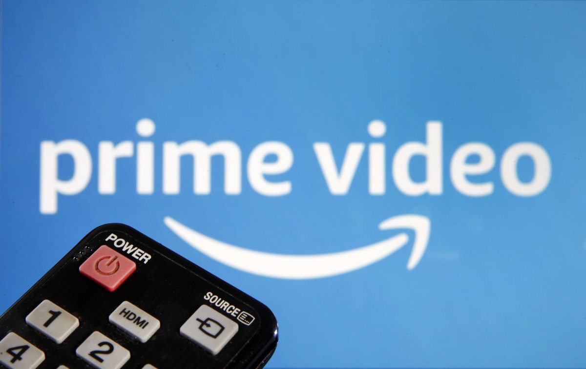 Amazon Prime Video logo on television