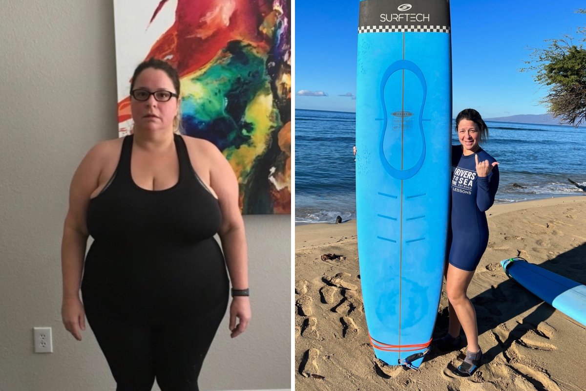 Rebecca Poehlmann Weight loss transformation