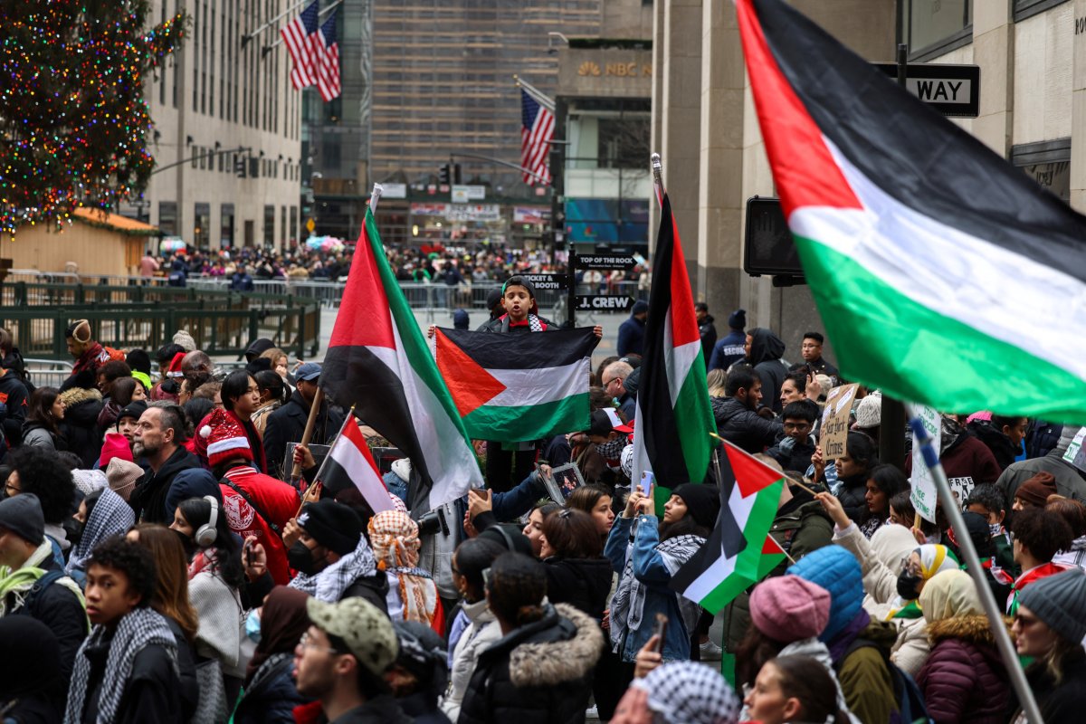 Palestine march New York