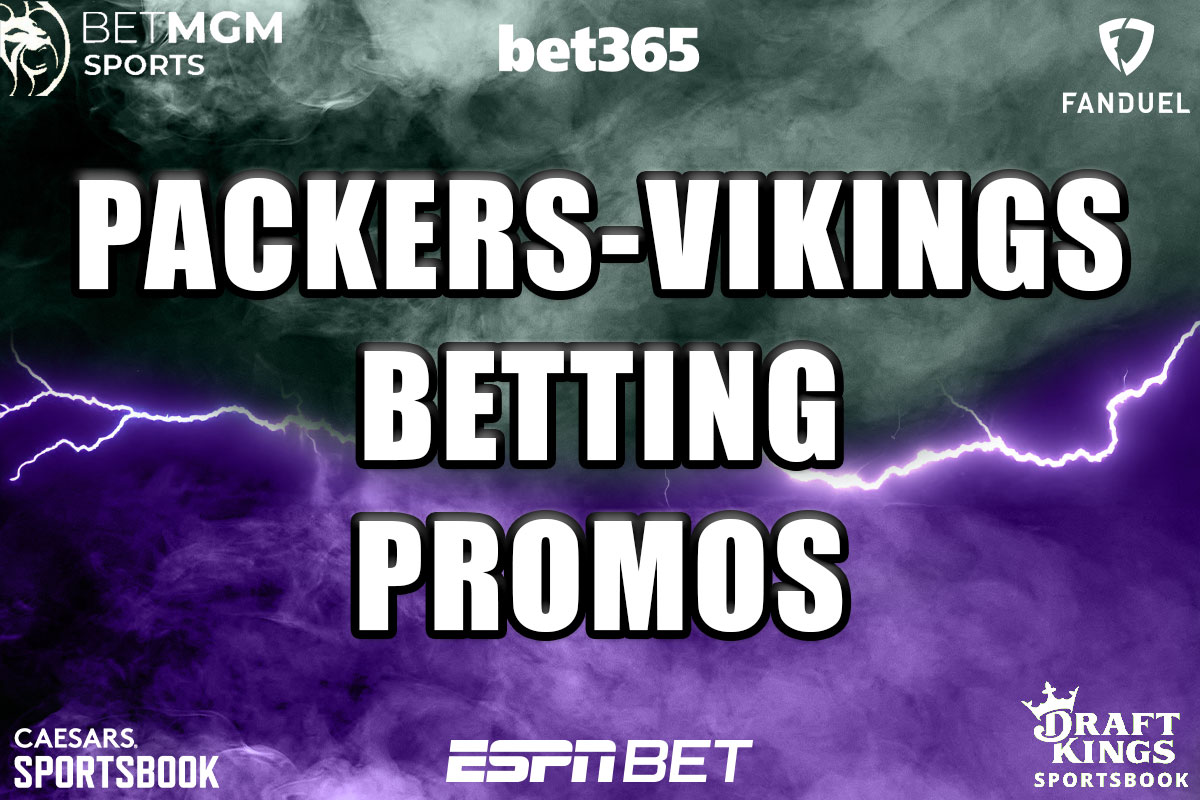 Packers-Vikings Betting Promos: ESPN BET, More Offer $4,050 in Bonuses