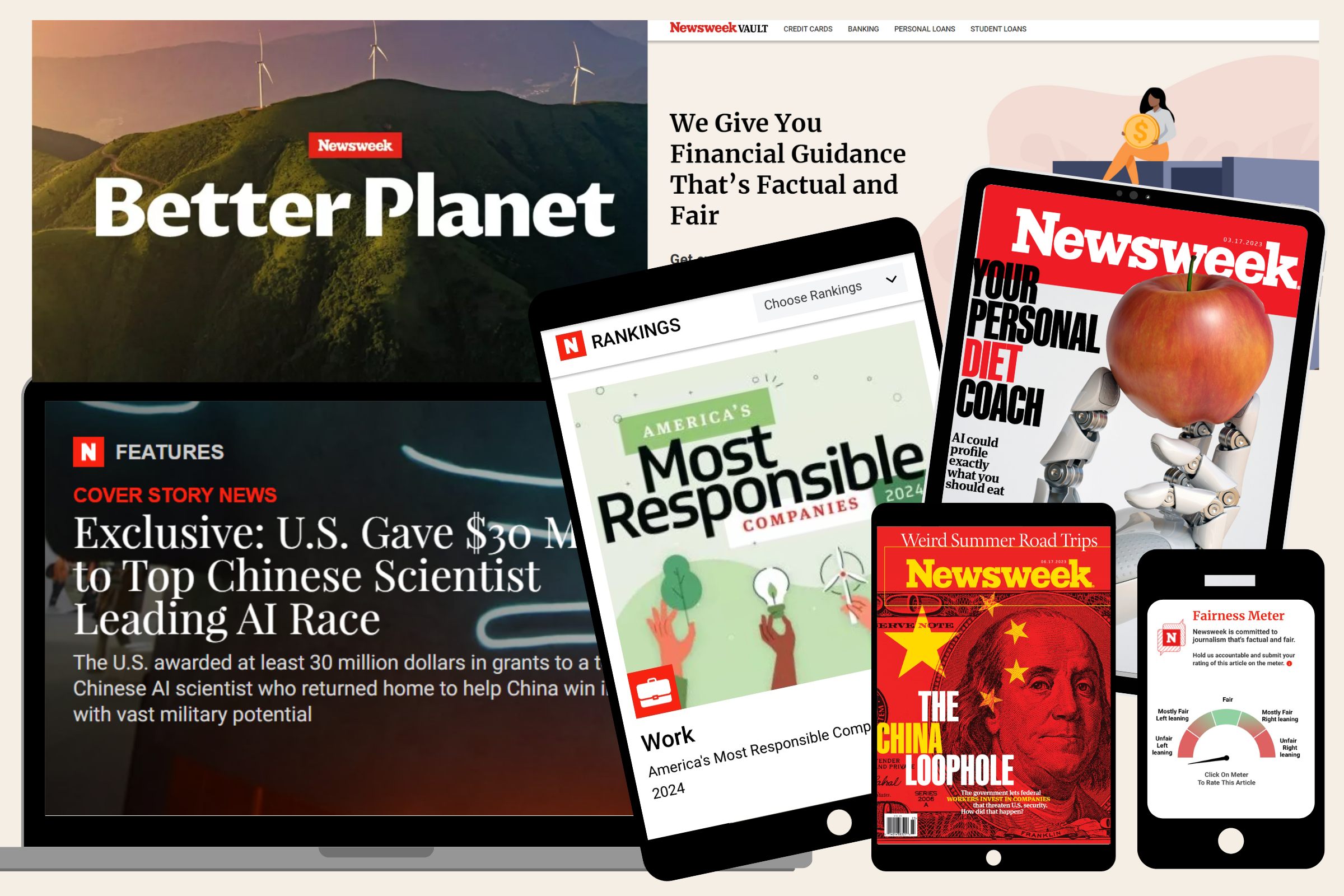 Newsweek print digital cover art