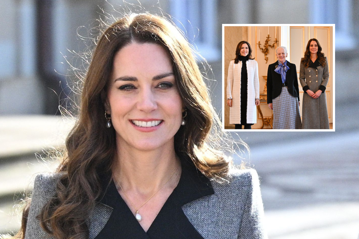 Kate Middleton e a família real dinamarquesa