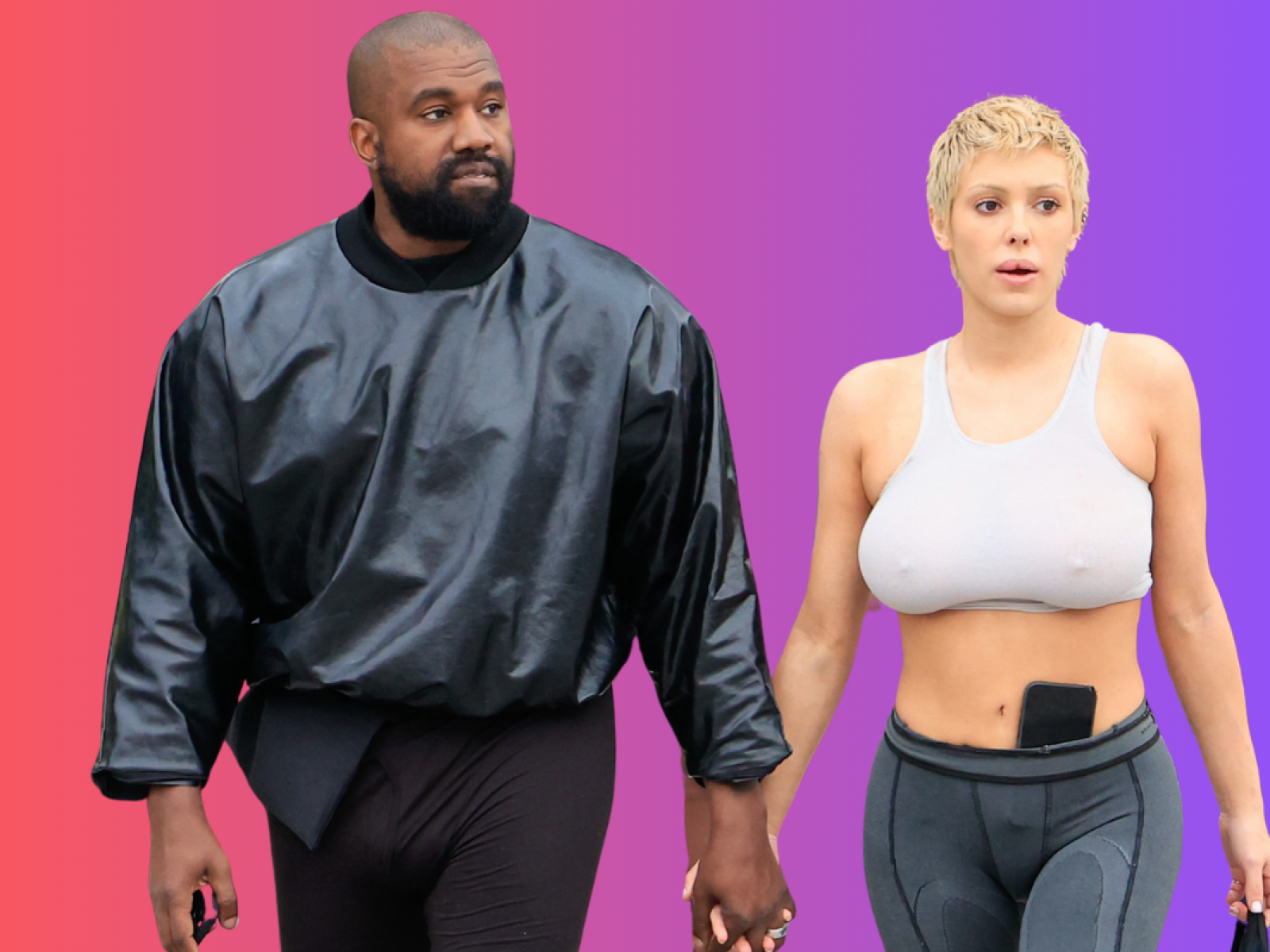 Kanye West's Wife Bianca Censori Channels Kim Kardashian Style in