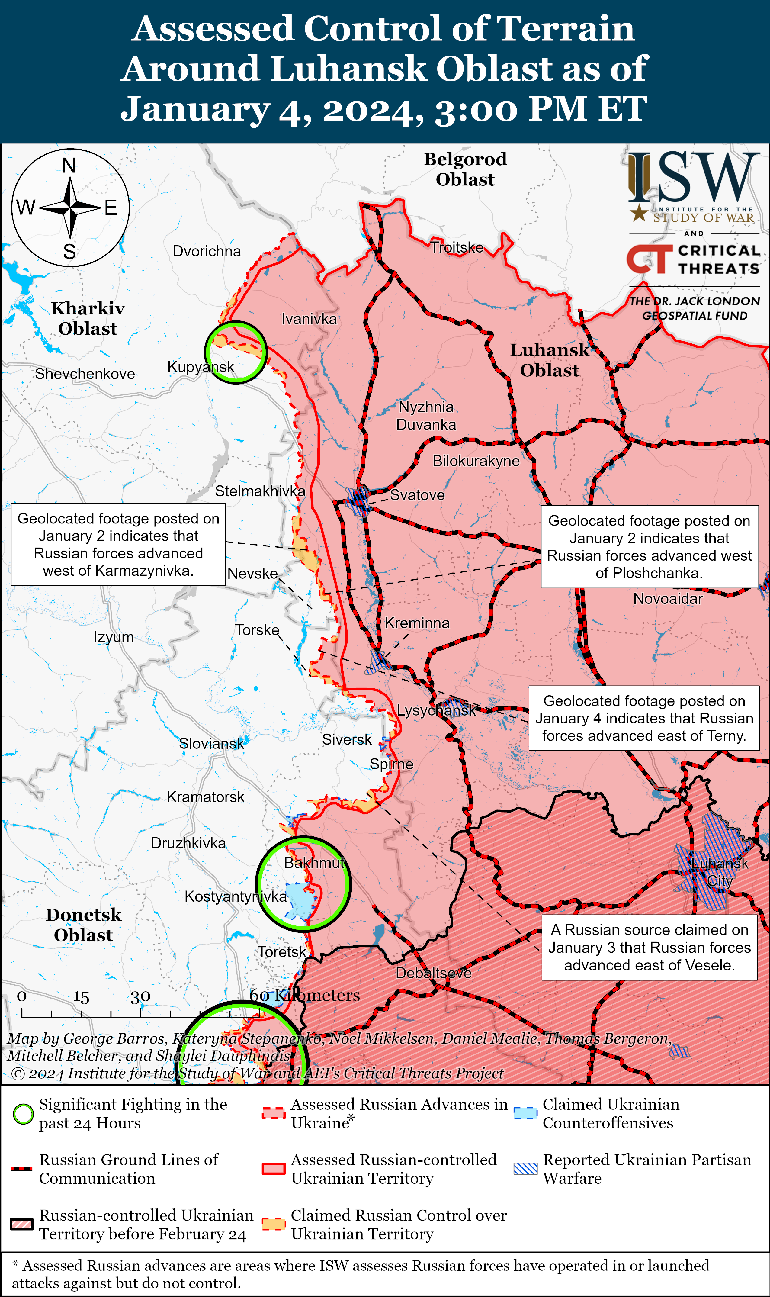Les cartes de guerre en Ukraine montrent les récentes avancées russes