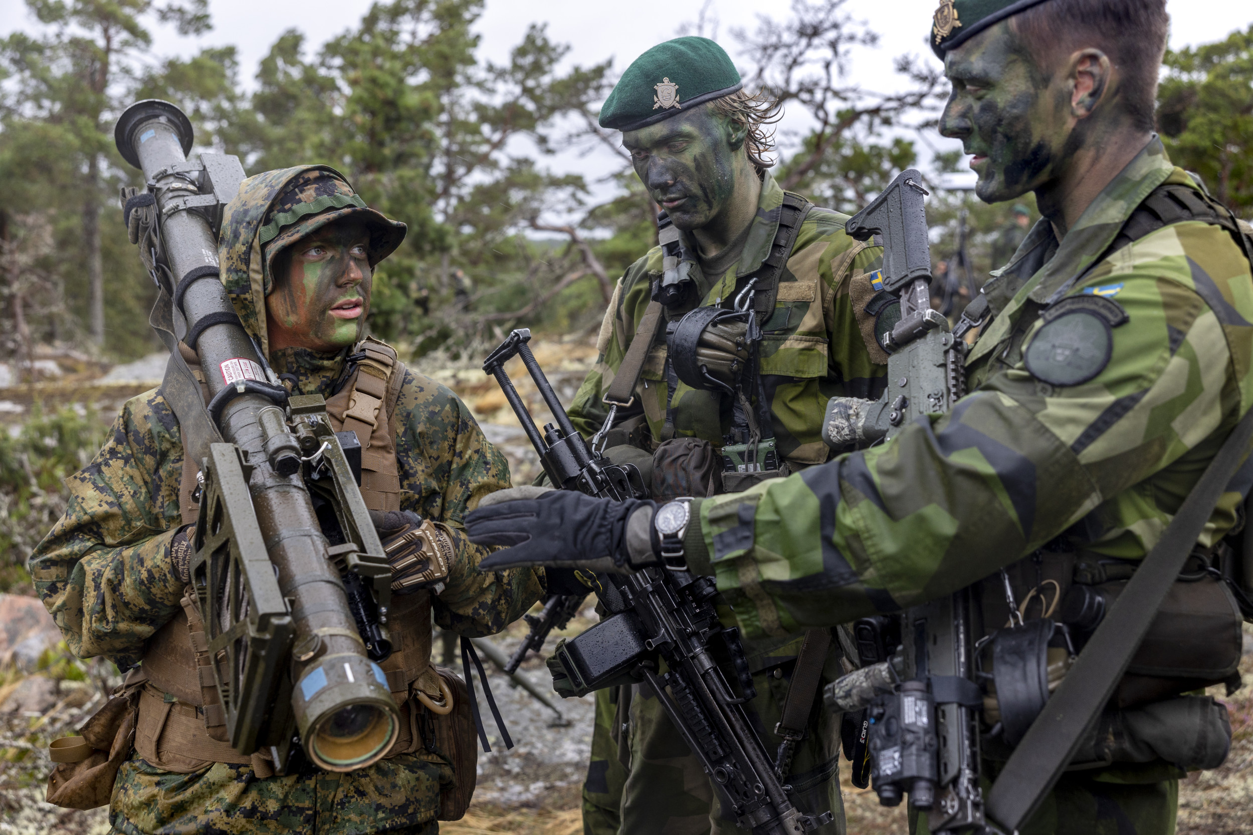 Next NATO Member Commits Troops To Russia Border After 200 Year   Swedish Troops During Drills Us Forces 