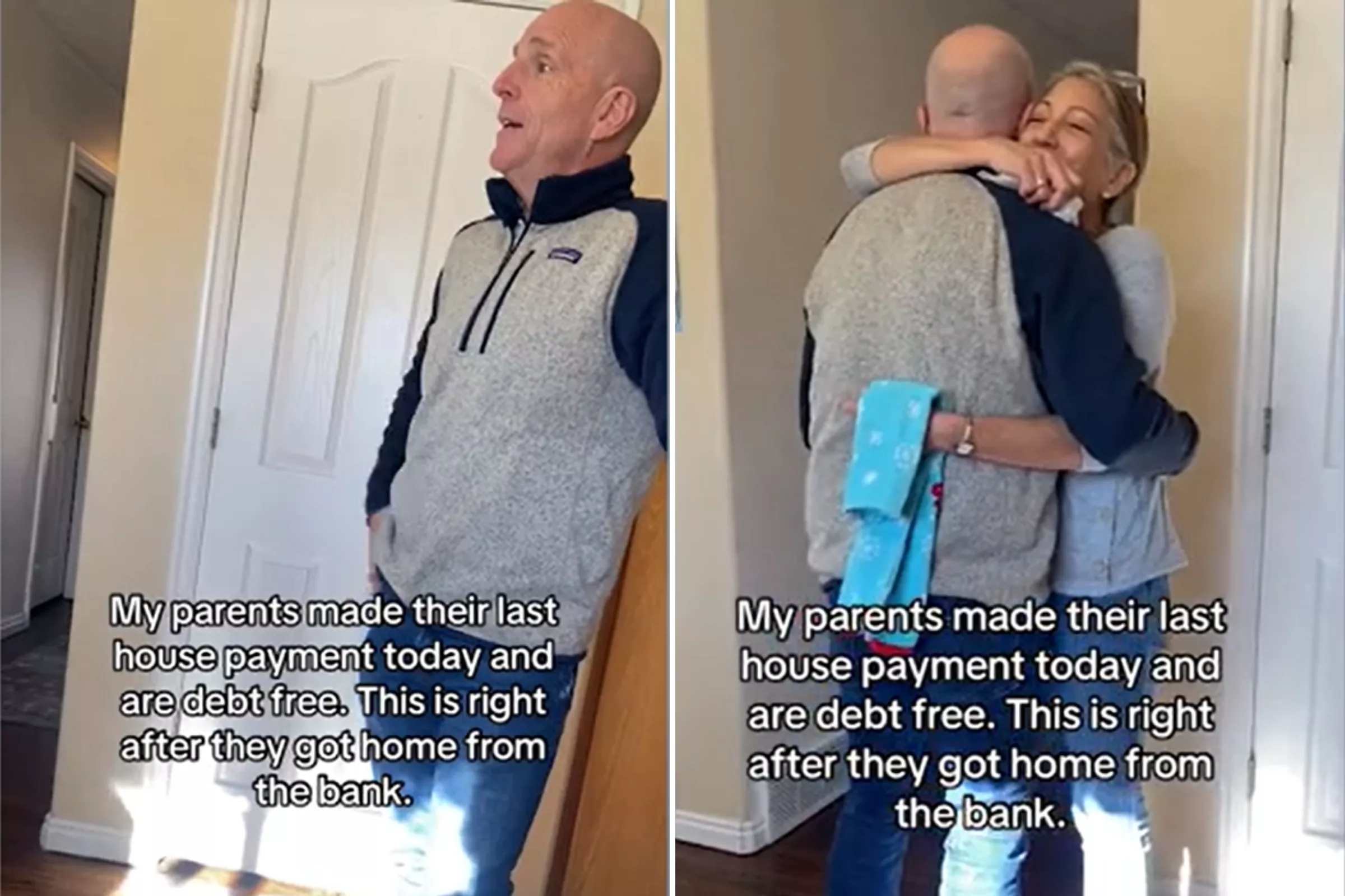 Emotional Moment Parents Finally Become Debt Free on Their House—'Grateful' - Vimarsana News
