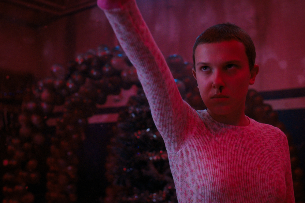 Millie Bobby Brown as Eleven, "Stranger Things"
