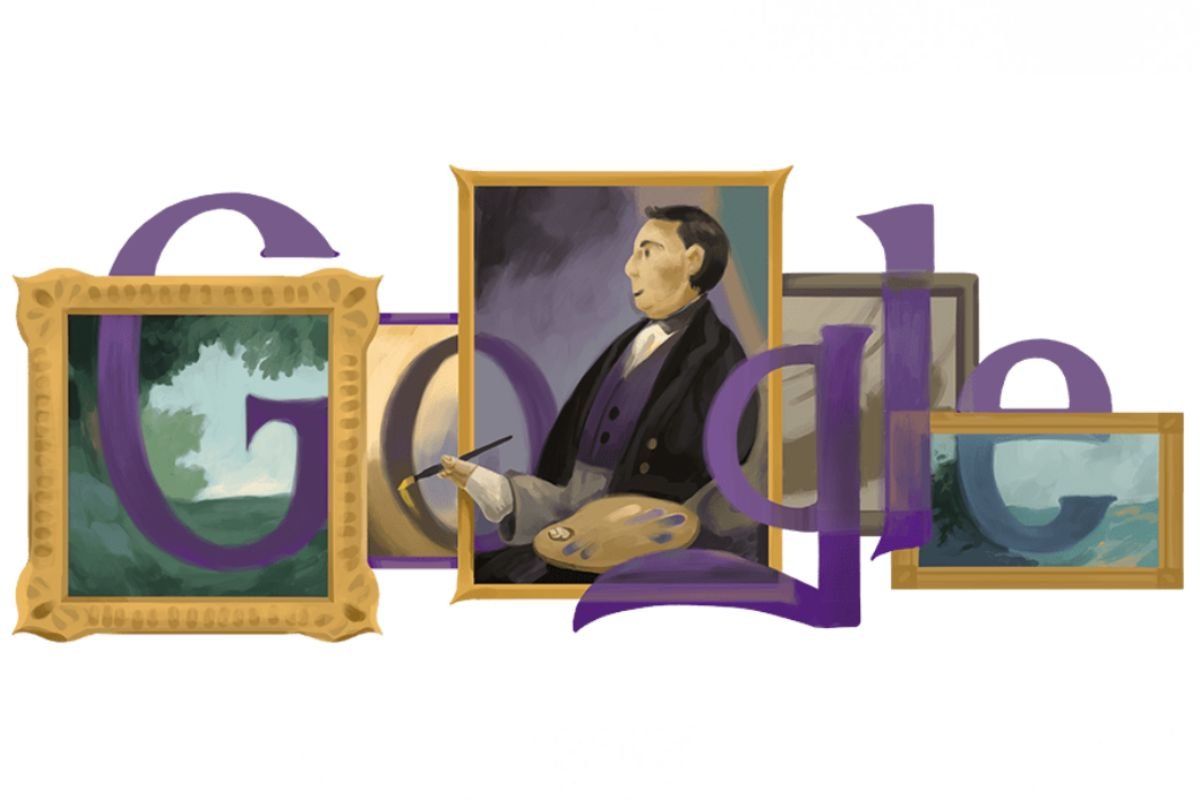 Google Doodle of Louis Joseph César Ducornet