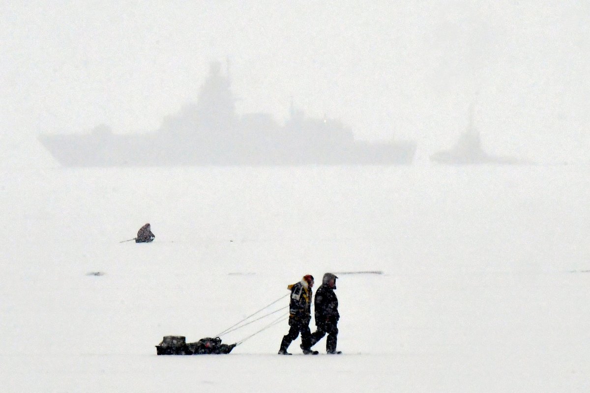 Russian Navy Officer Found Frozen to Death