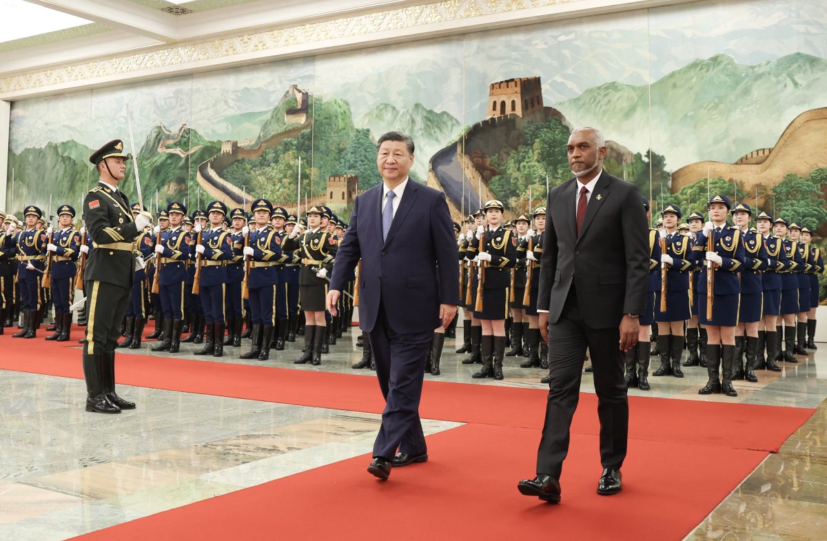 President Muizzu In Beijing During Visit