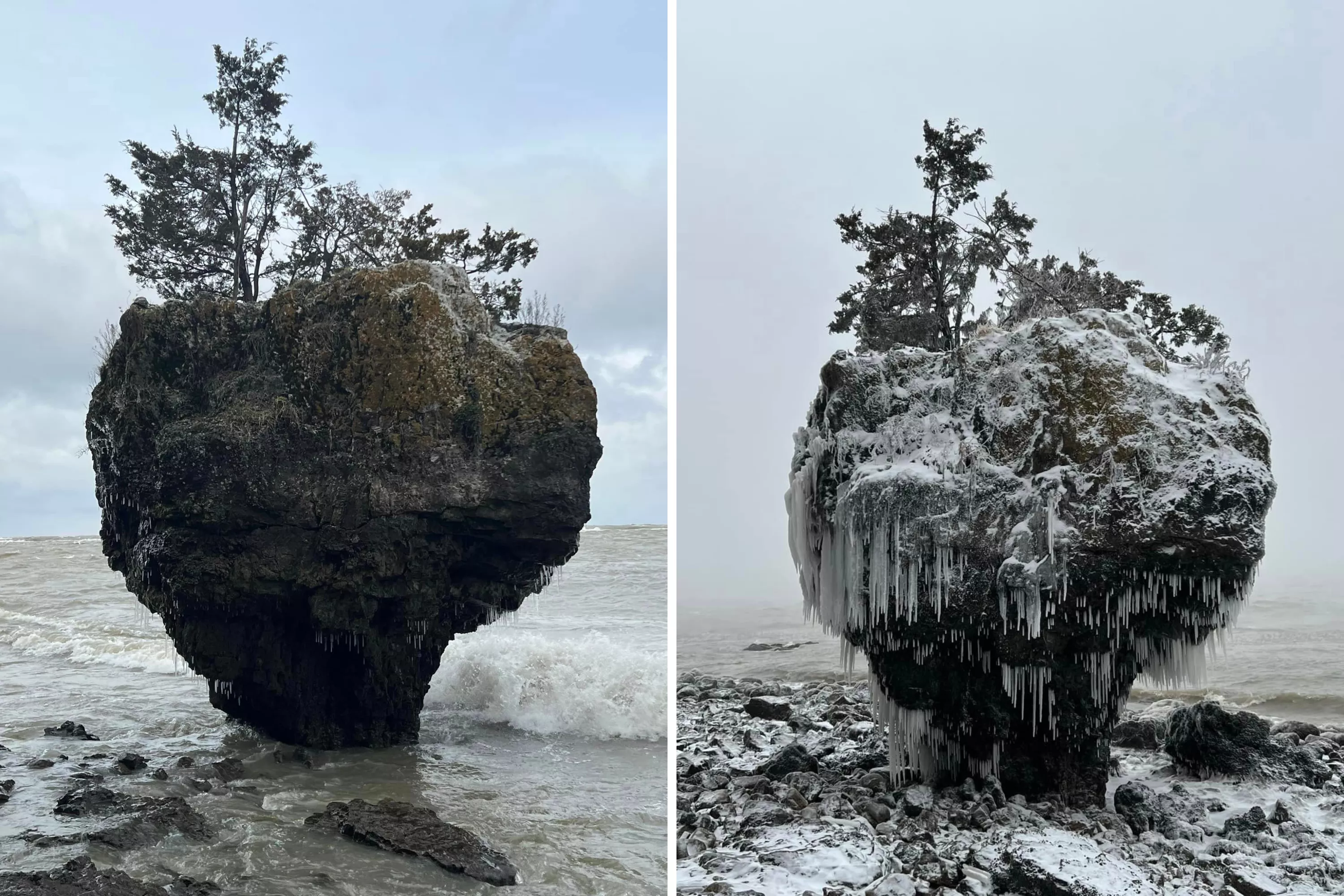 Bottom of Lake Erie Revealed by Rare Phenomenon - Vimarsana News