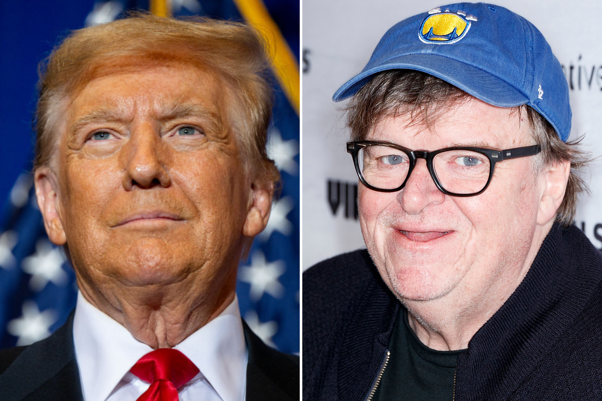 Donald Trump and Michael Moore