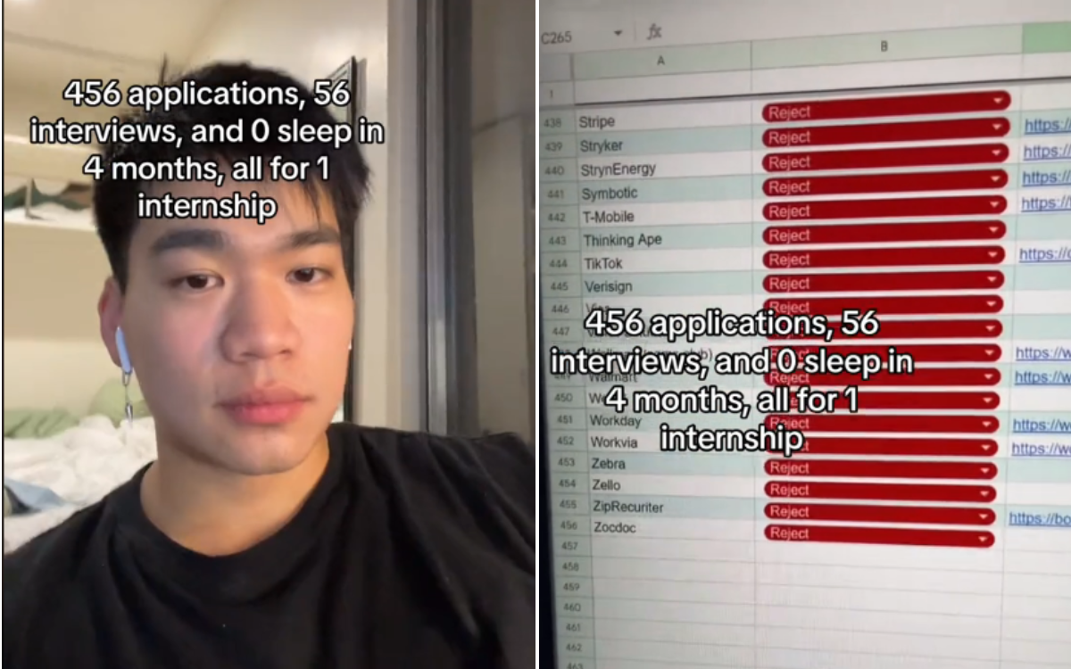 College Student Sends 456 Applications Gets Accepted Into One   Oliver Wus Epic Internship Search 