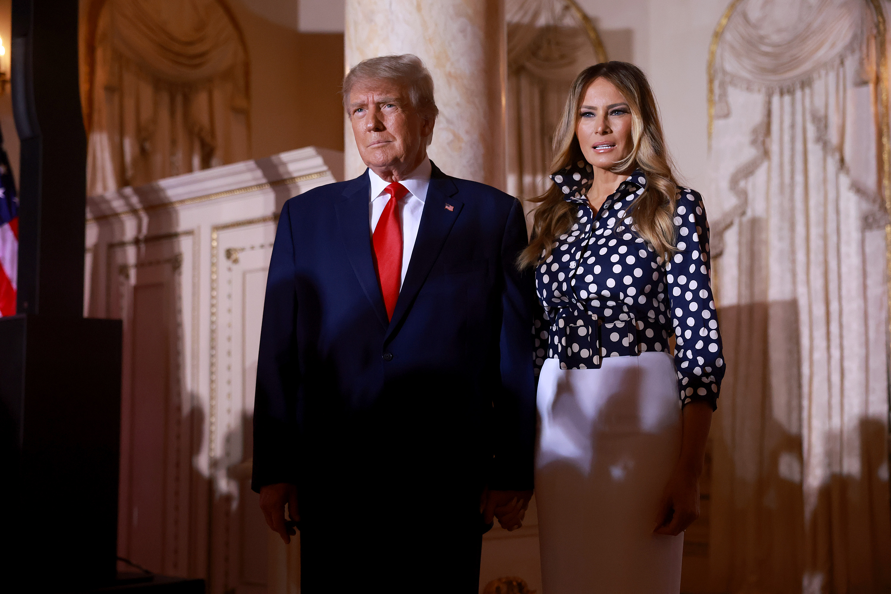 Trump Rages Against E. Jean Carroll, Ignores Melania on Wedding Anniversary