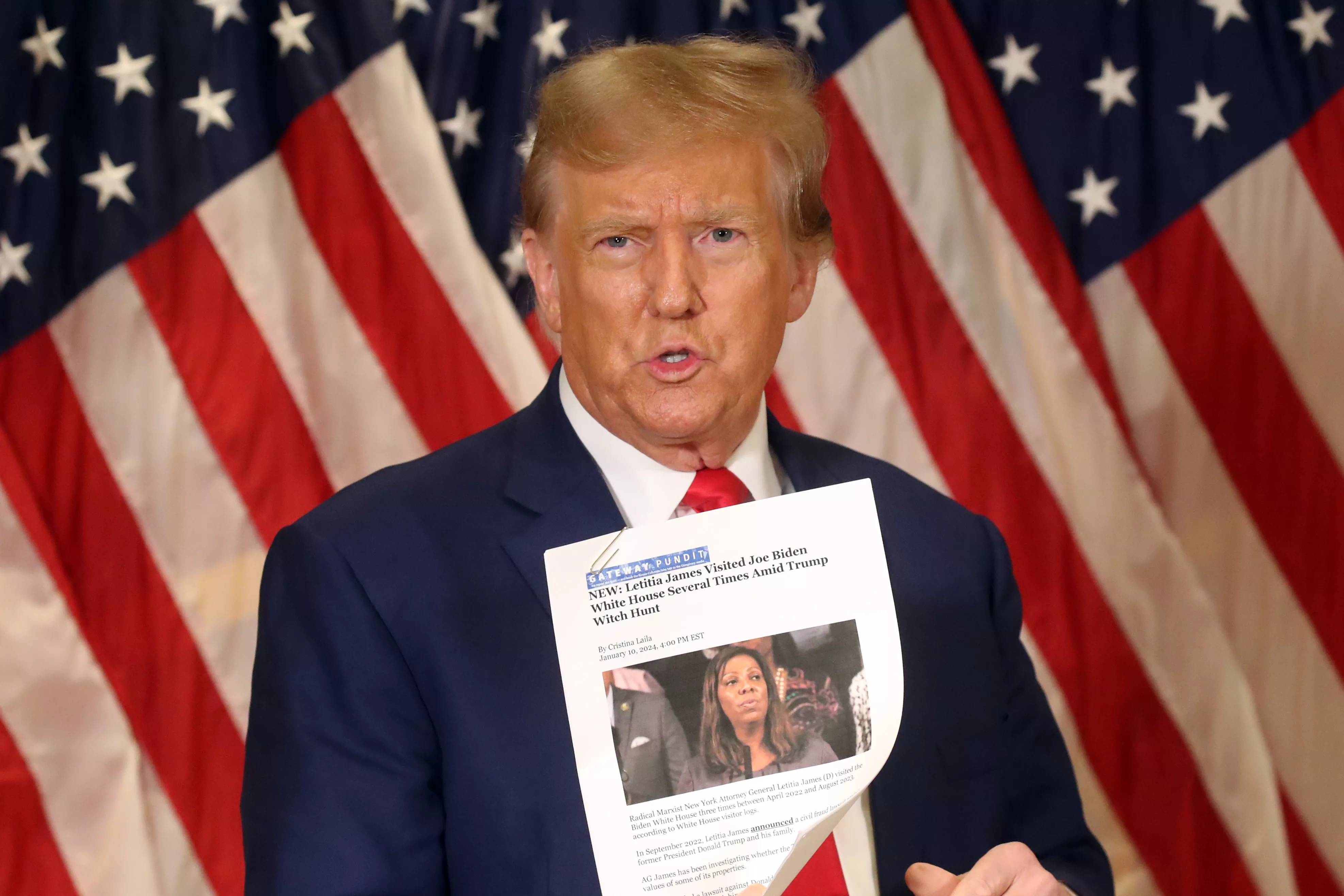 Letitia James' 'Desperation' Is Starting to Show—Donald Trump Attorney - Vimarsana News