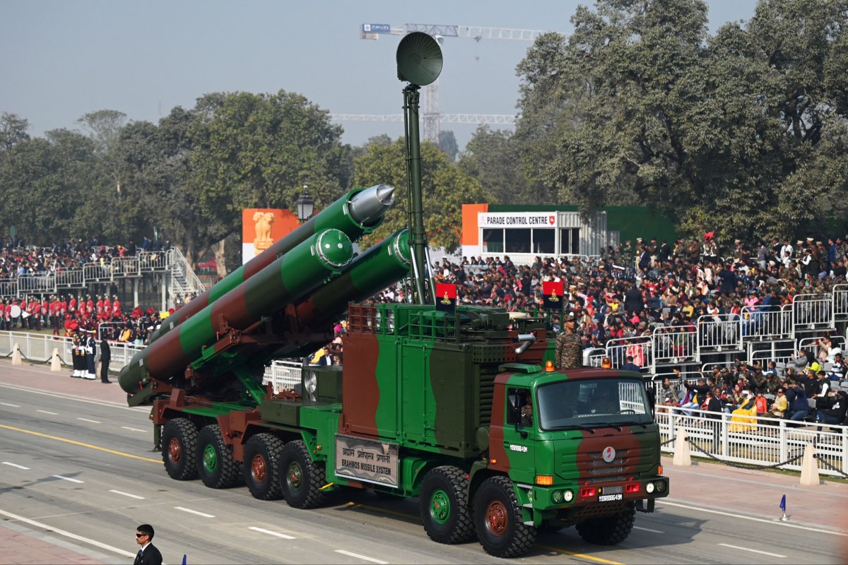 Brahmos Missile System During Parade