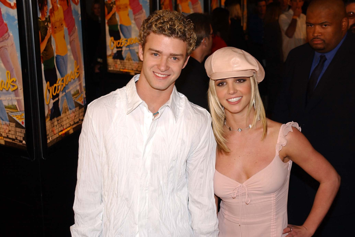 Justin Timberlake (left) and Britney Spears, 2002
