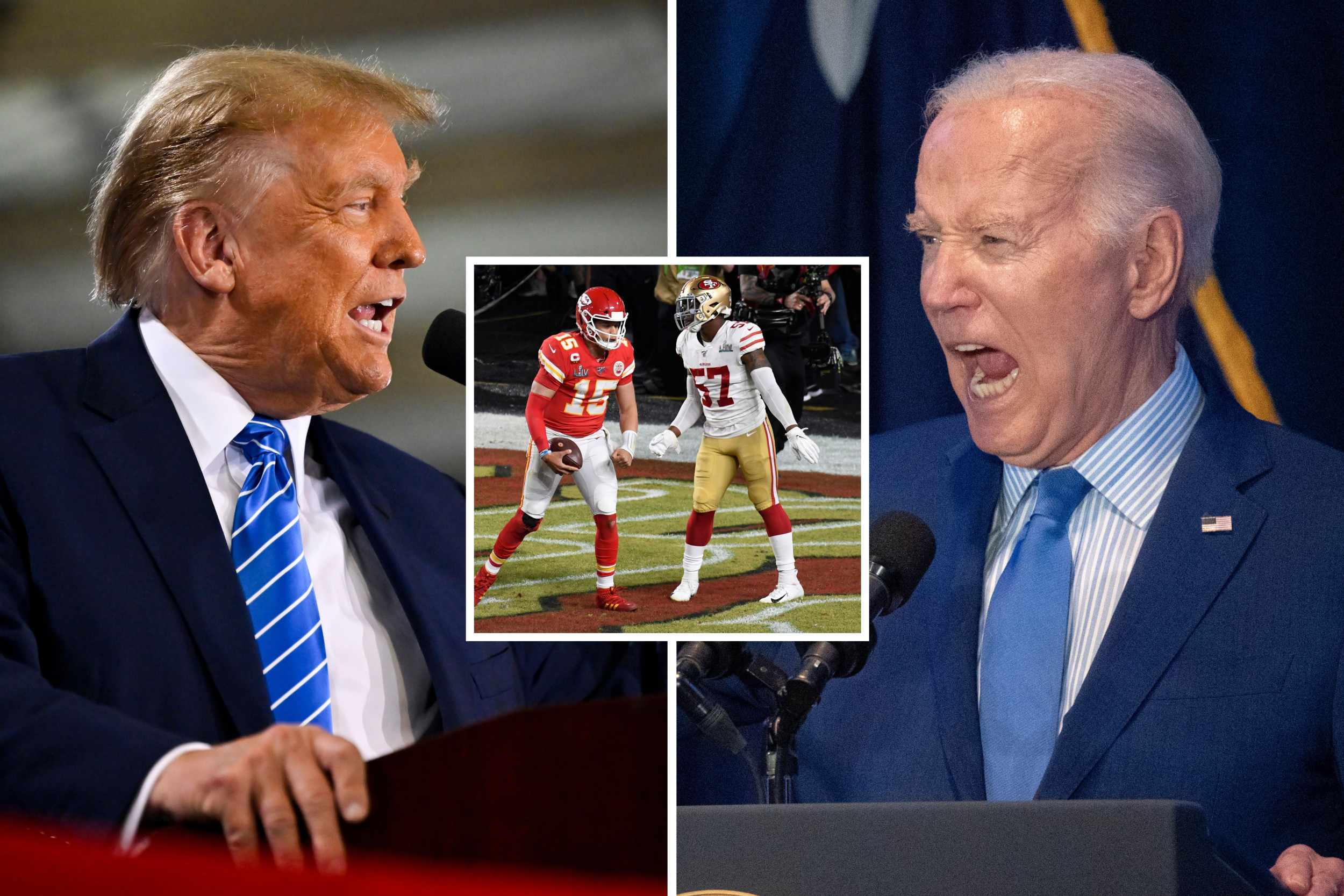 Les Chiefs et les 49ers alimentent la théorie du Super Bowl sur Donald Trump et Joe Biden