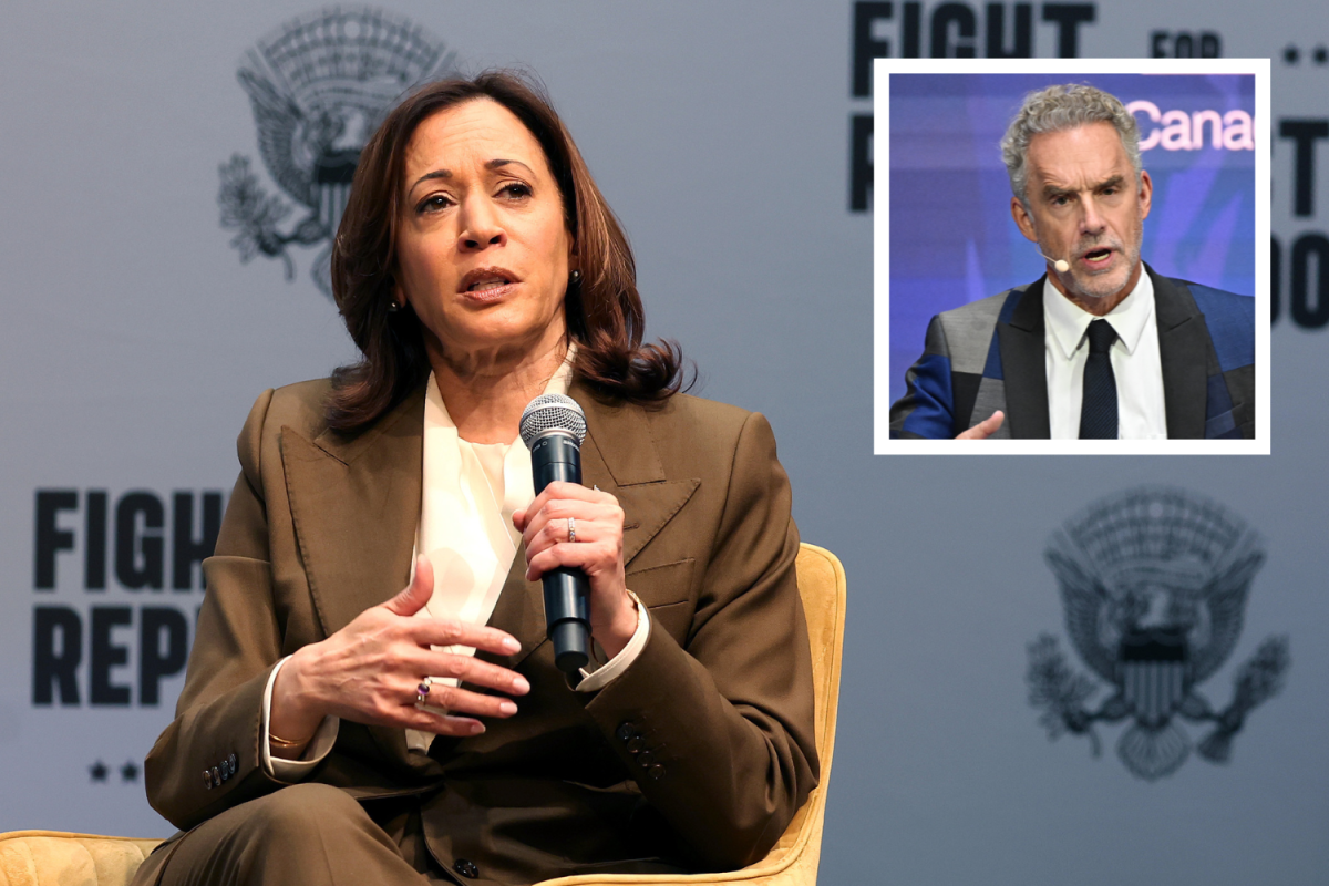 kamala harris and jordan peterson