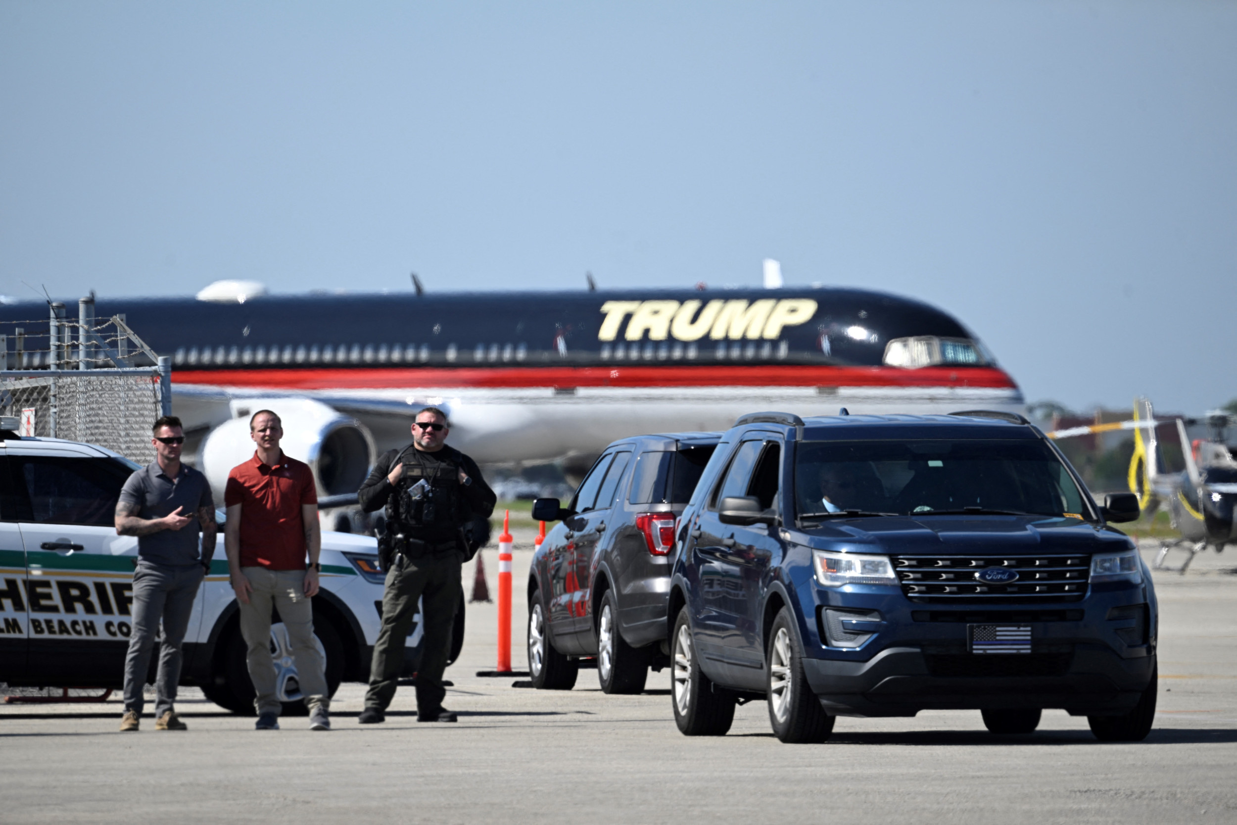 Donald Trump, Joe Biden Planes Cross Paths