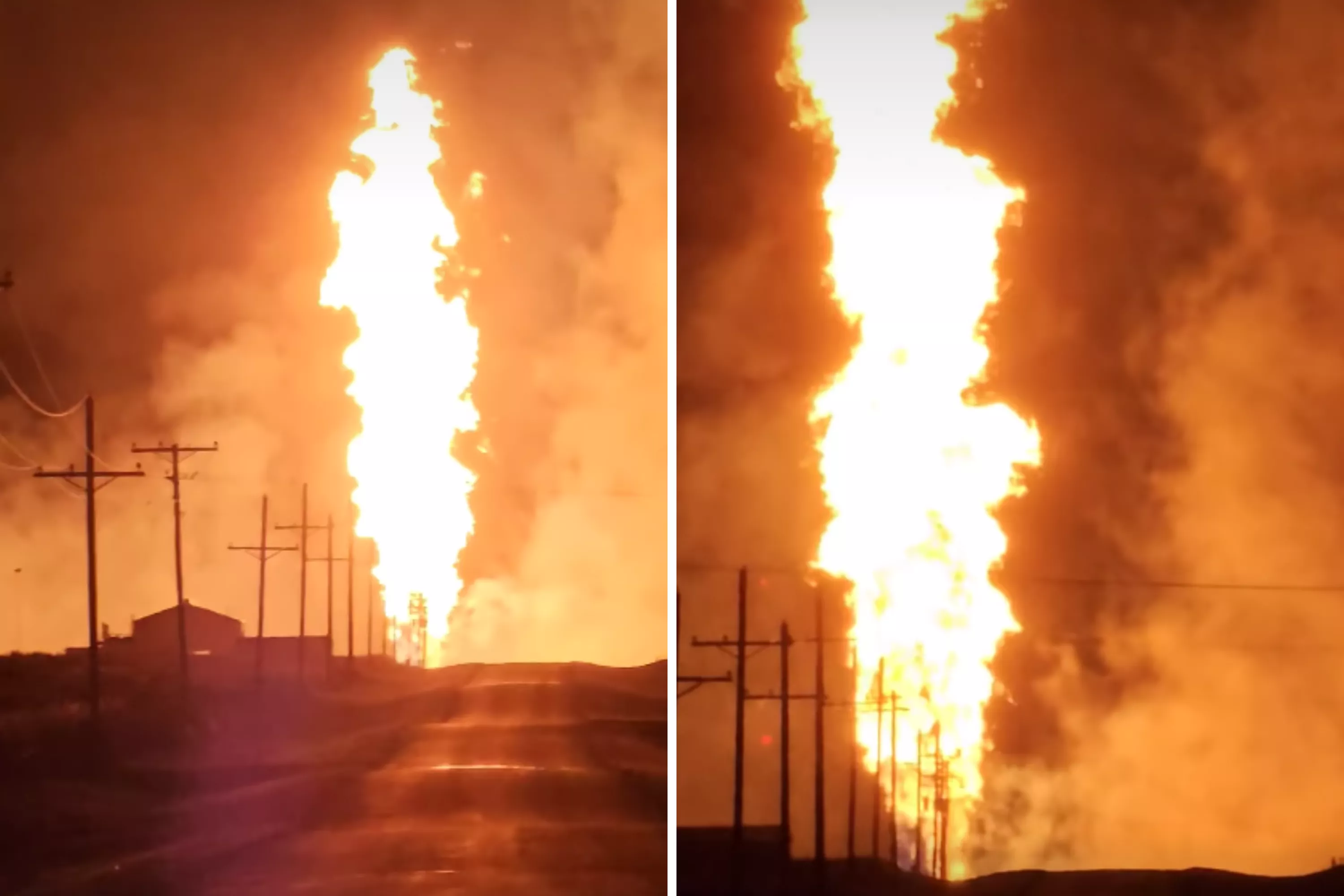 Oklahoma Pipeline Explosion Causes Flames To Shoot 500ft in the Air - Vimarsana News