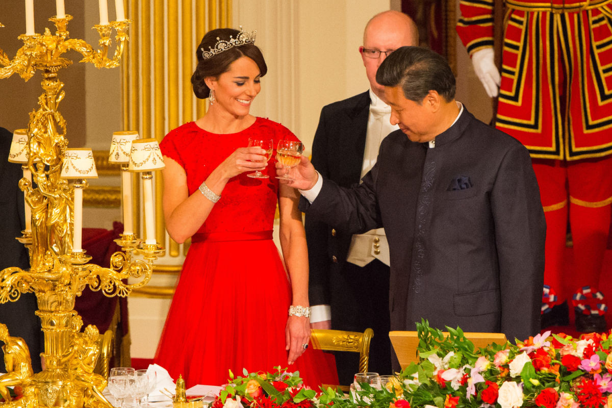 Kate Middleton and President Xi Jinping
