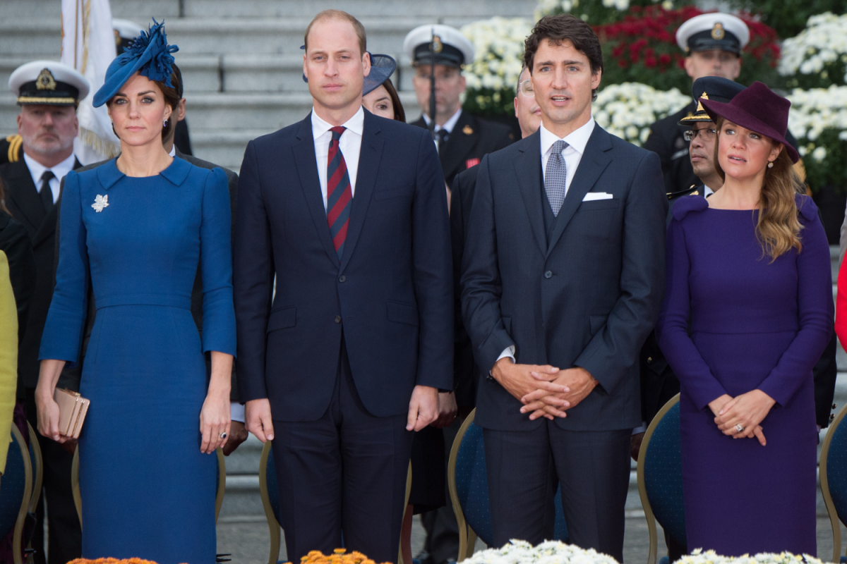 Kate Middleton and Justin Trudeau 2016