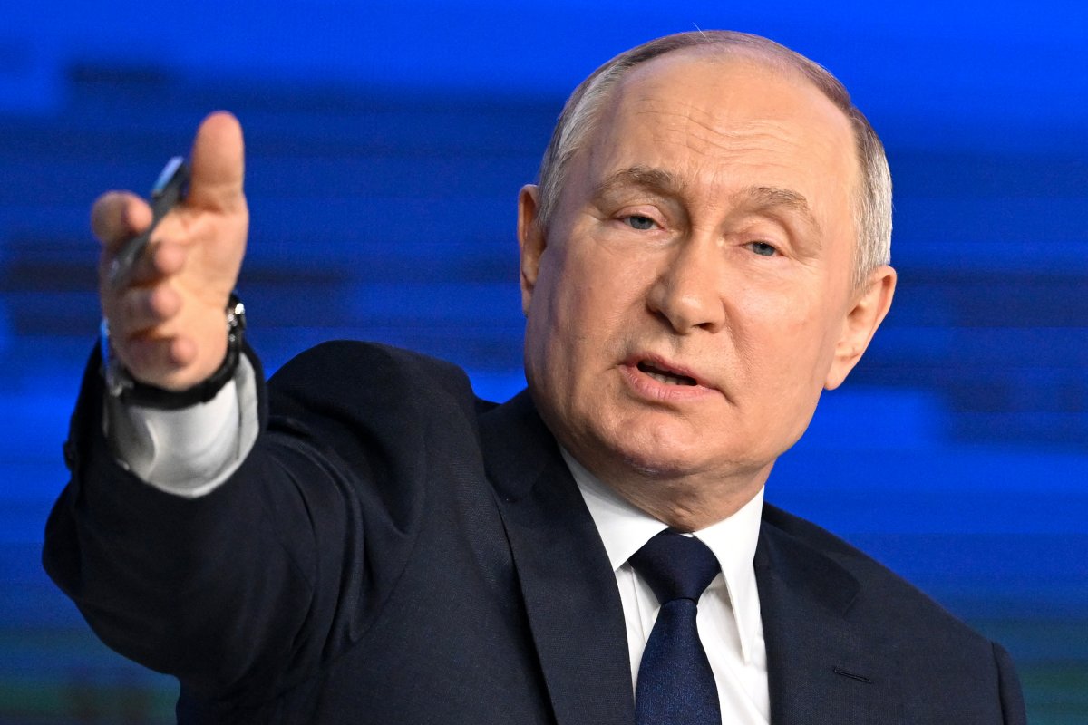 Vladimir Putin speaks in Moscow 