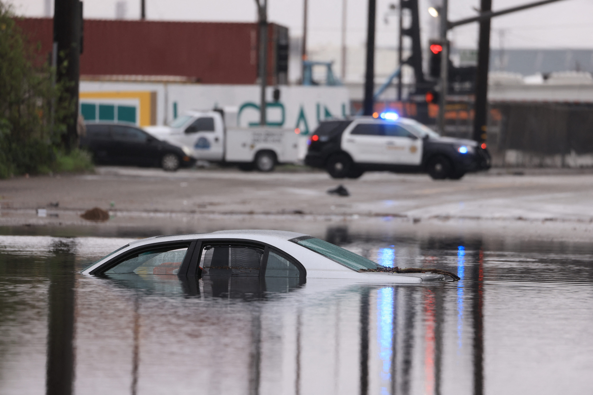 California Flooding Causes Mudslides Los Angeles 