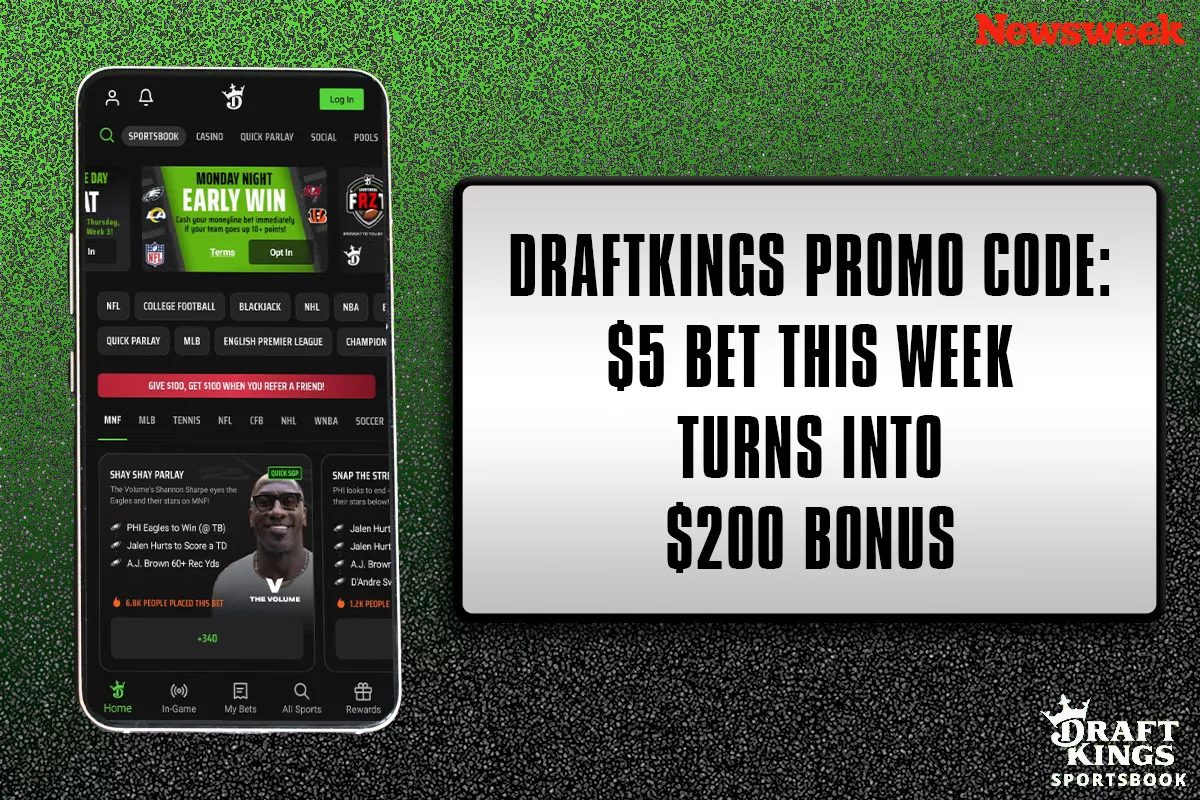 DraftKings Promo Code: $5 Bet this Week Turns Into $200 Super Bowl Bonus - Vimarsana News