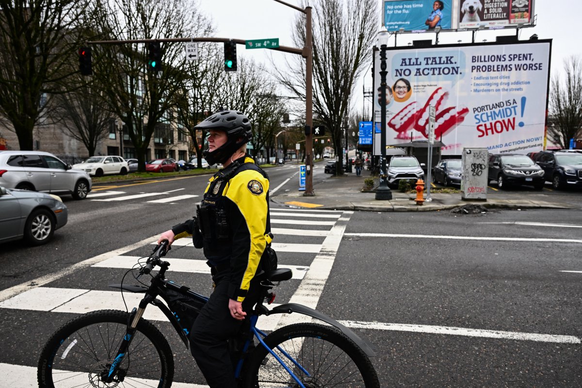 Police officer in Portland, OR
