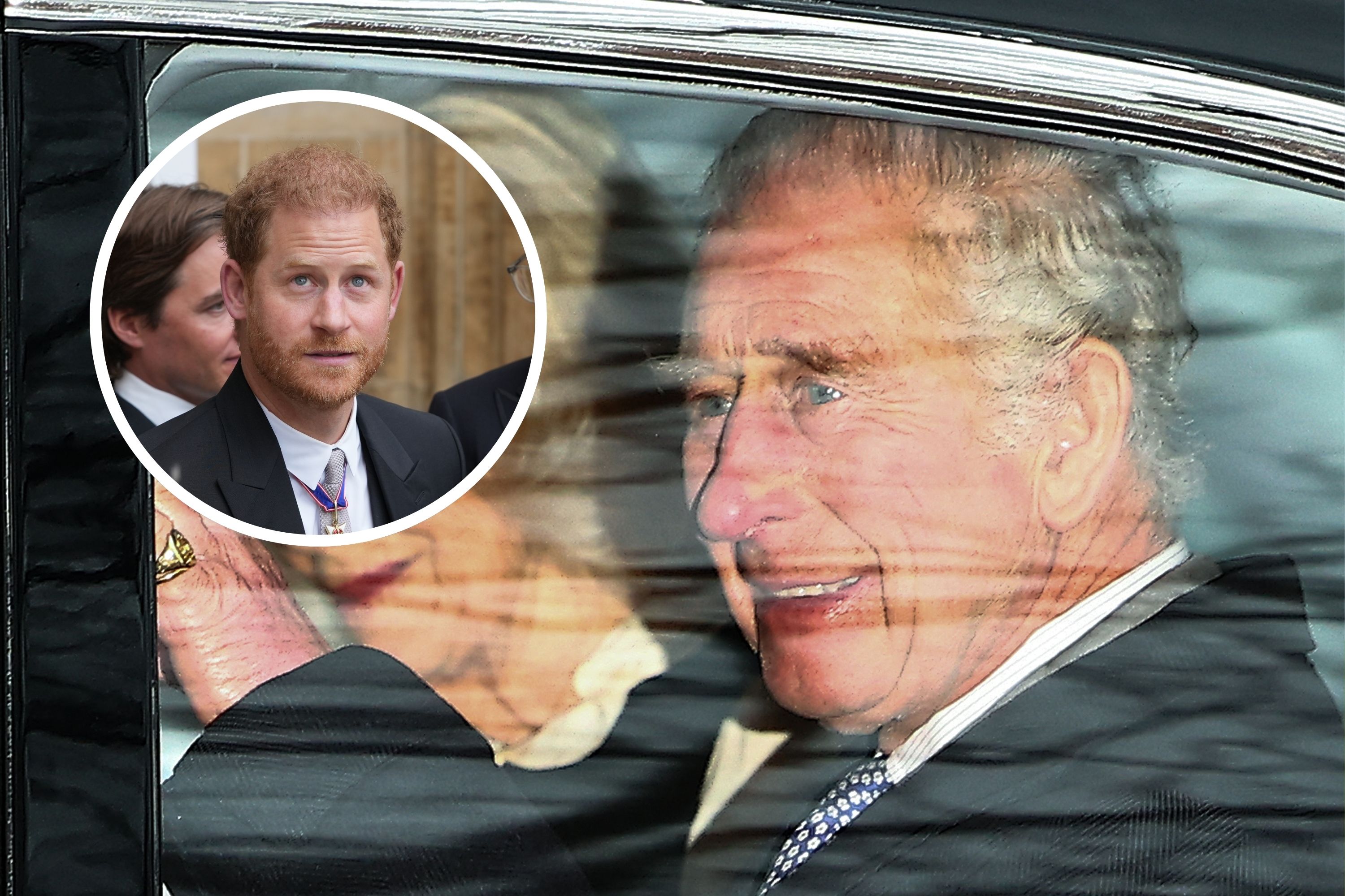 Prince Harry Arrives in London To Meet King Charles