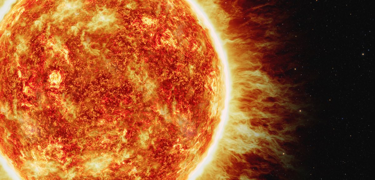 An artist's impression of the Sun