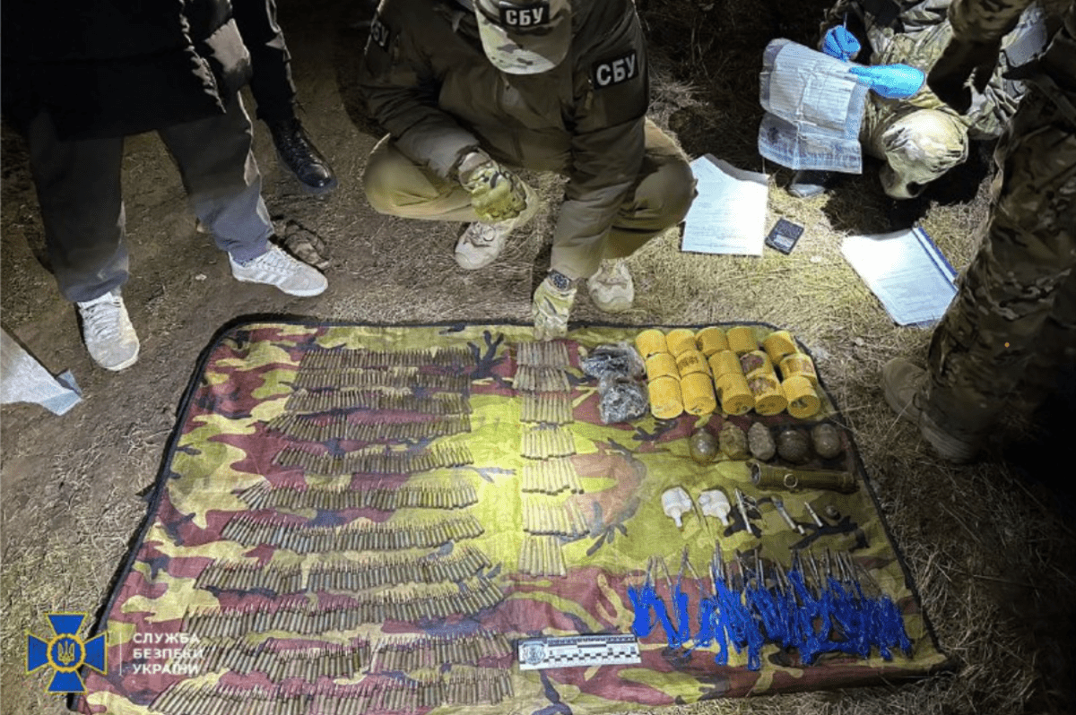 Hidden Cache of Russian Grenade Launchers and Explosives Uncovered