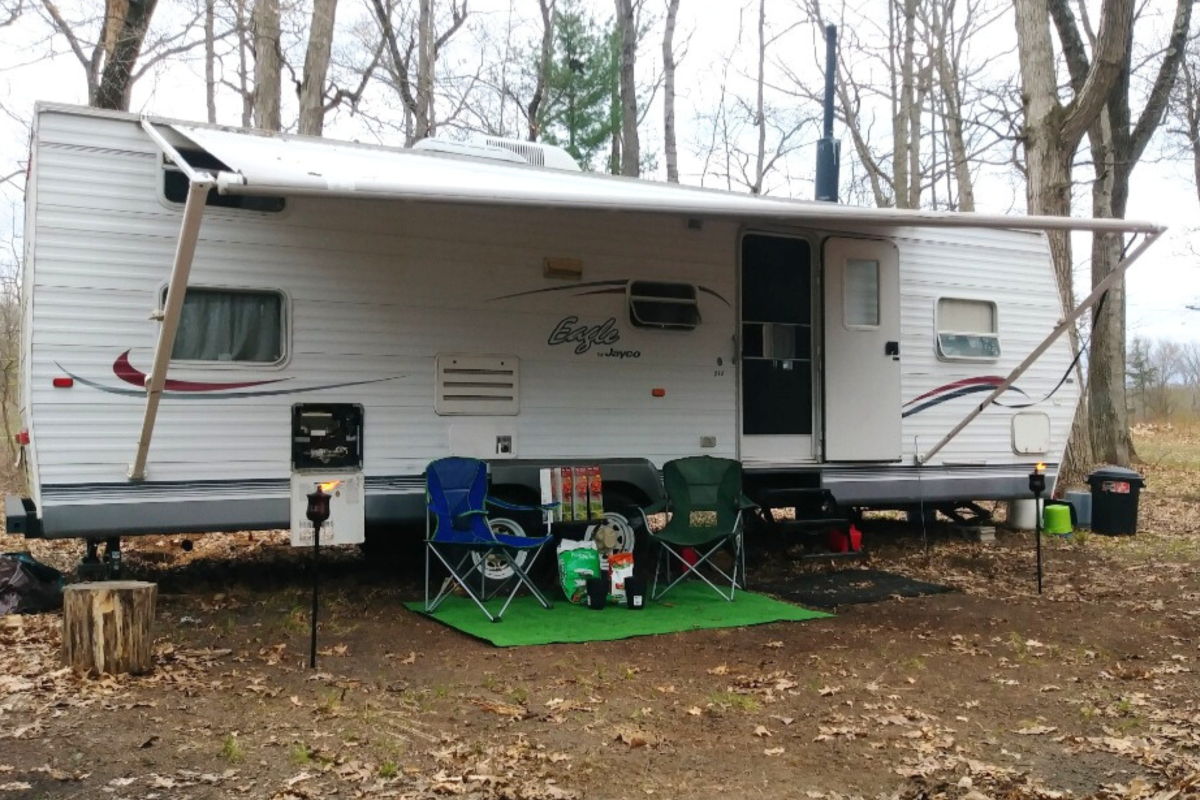 Dave Pruitt's campervan