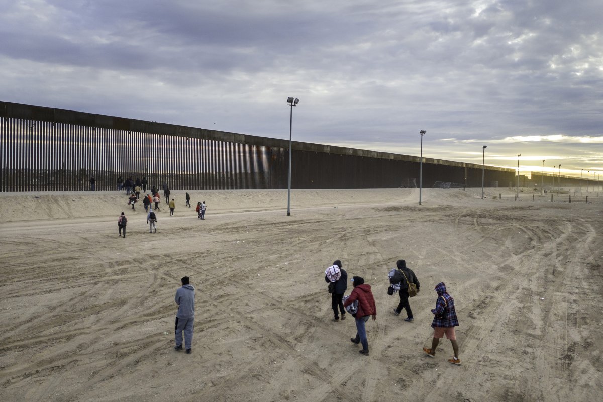 Migrants Crossing Border
