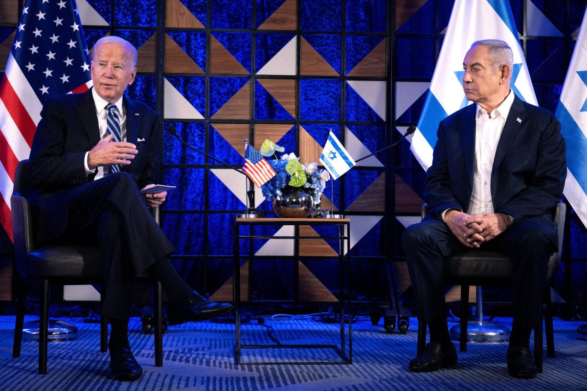 Joe Biden and Benjamin Netanyahu in 2023